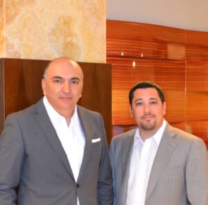 Armen Grigorian and Curtis Hollowell at the 2015 founding of Redmount Capital Partners, a Registered Investment Advisor